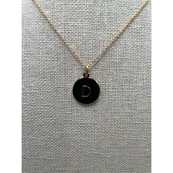 Kate Spade One in a Million Initial Necklace Letter D Gold Plated Rolo Chain - Picture 3 of 10